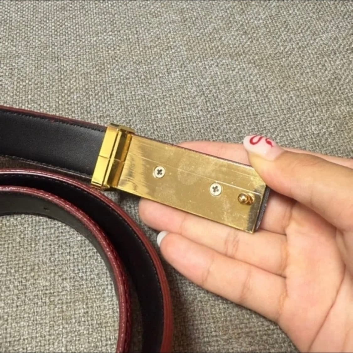 루이비통 레드 벨트 상품이미지2