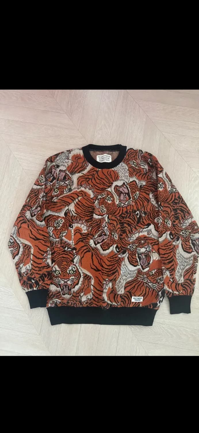 와코마리아 팀레이 자가드 니트 m 상품이미지1