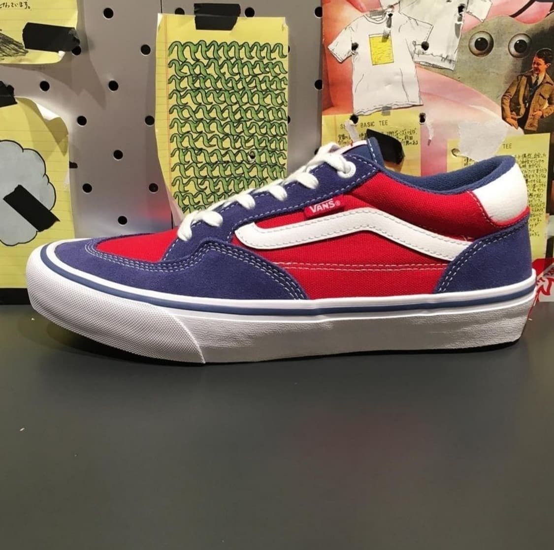 (260) 반스 로완 프로 STV 네이비 레드 상품이미지4