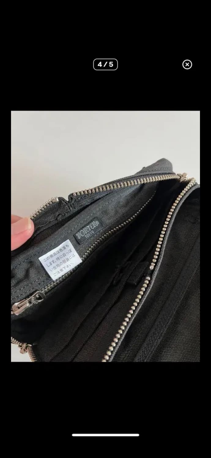 요시다포터POTER  스모키 2WAY 크로스백 블랙 상품이미지4