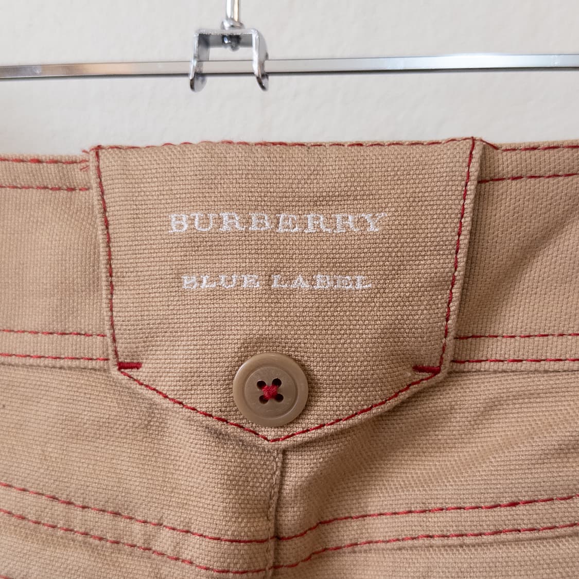 버버리 베이지 코튼 쇼츠 상품이미지7