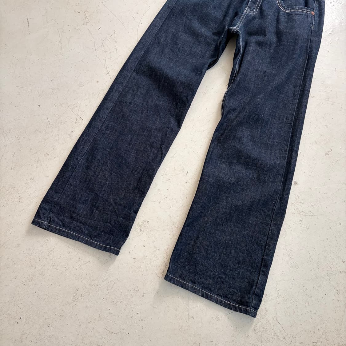 JPN 빈티지 신치백 레귤러 데님팬츠 34 상품이미지3