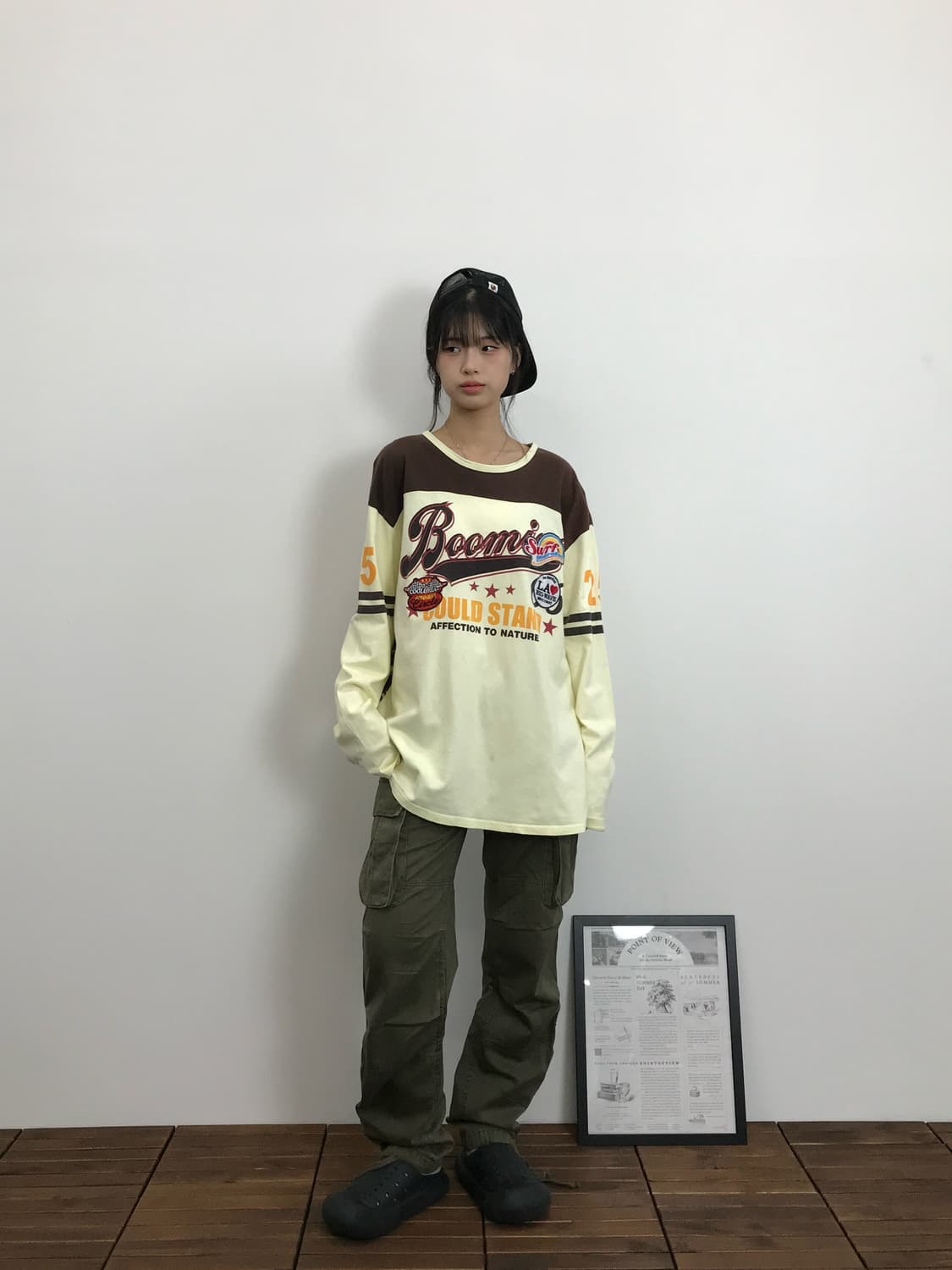 Reflective Struct Colorblock Long Sleeve 상품이미지1