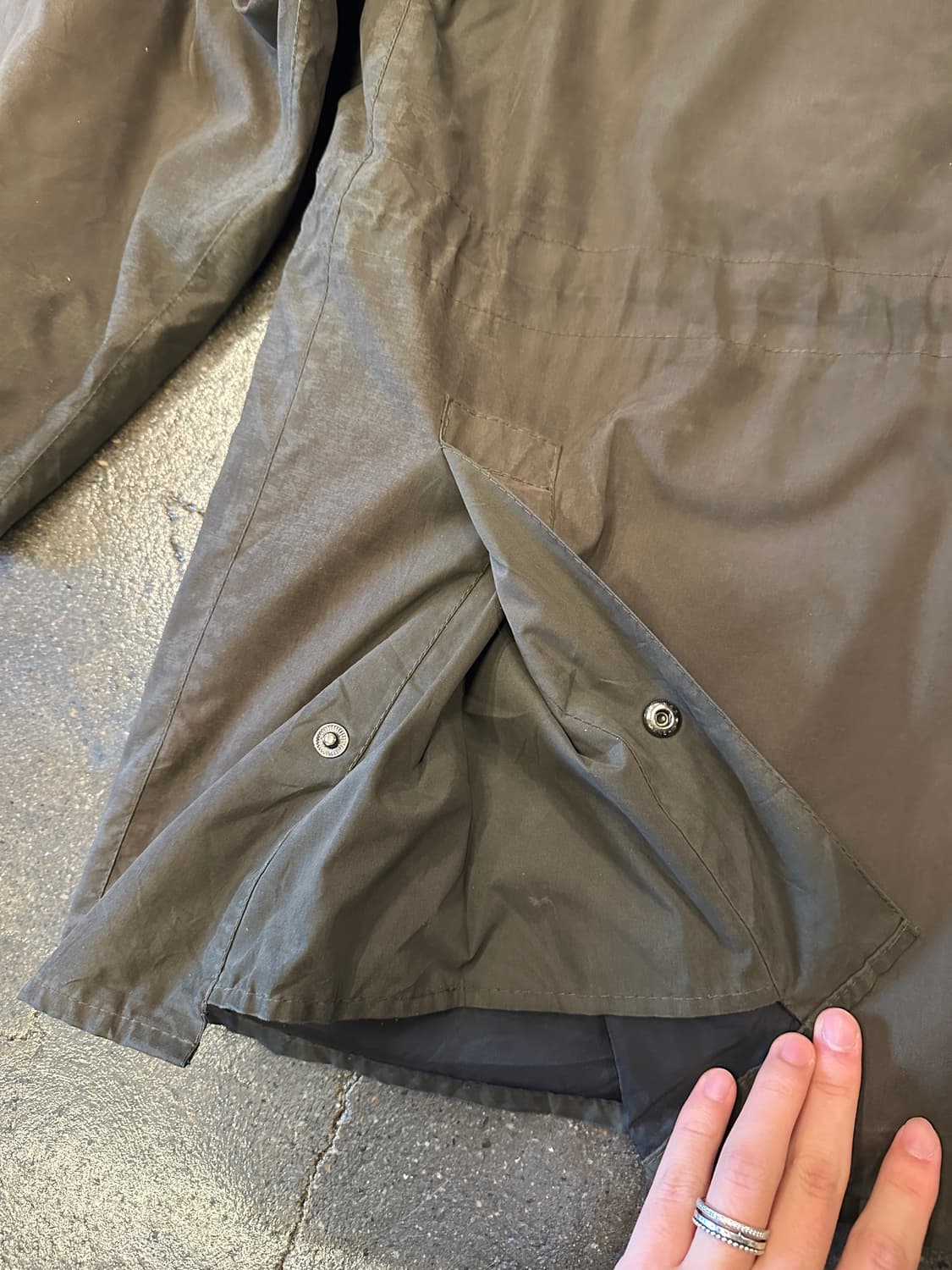 90s Barbour 바버 A930 왁스자켓 XL 상품이미지6