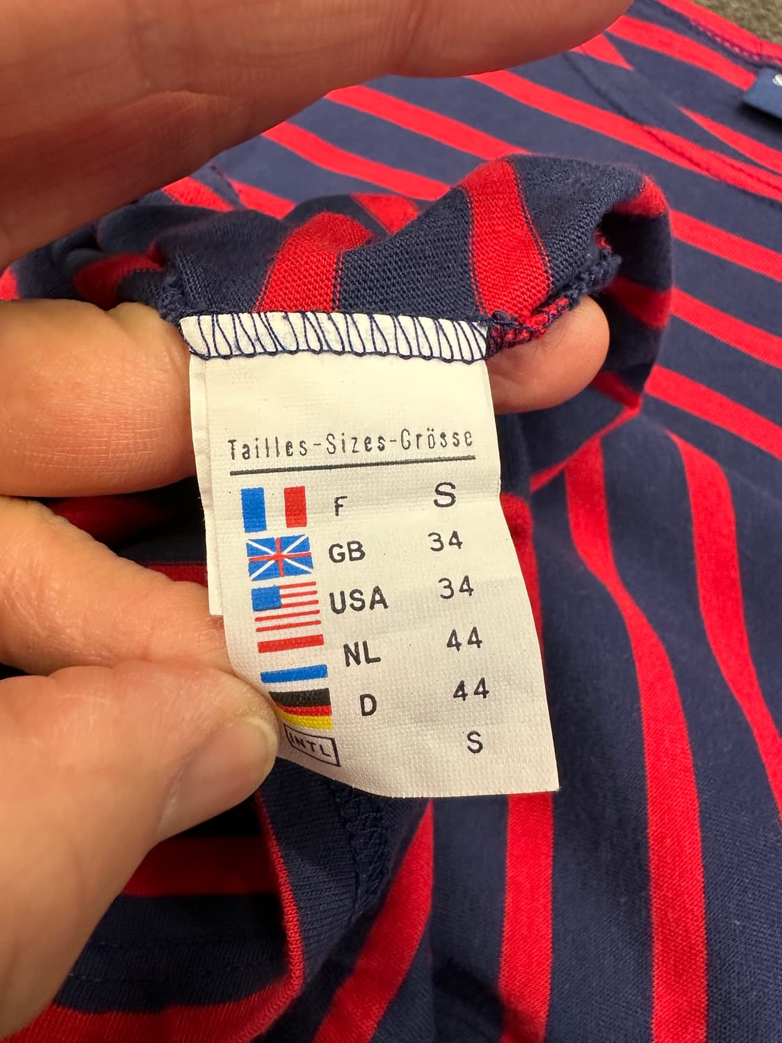 세인트 제임스 스트라이프 긴팔 티셔츠 S 상품이미지4