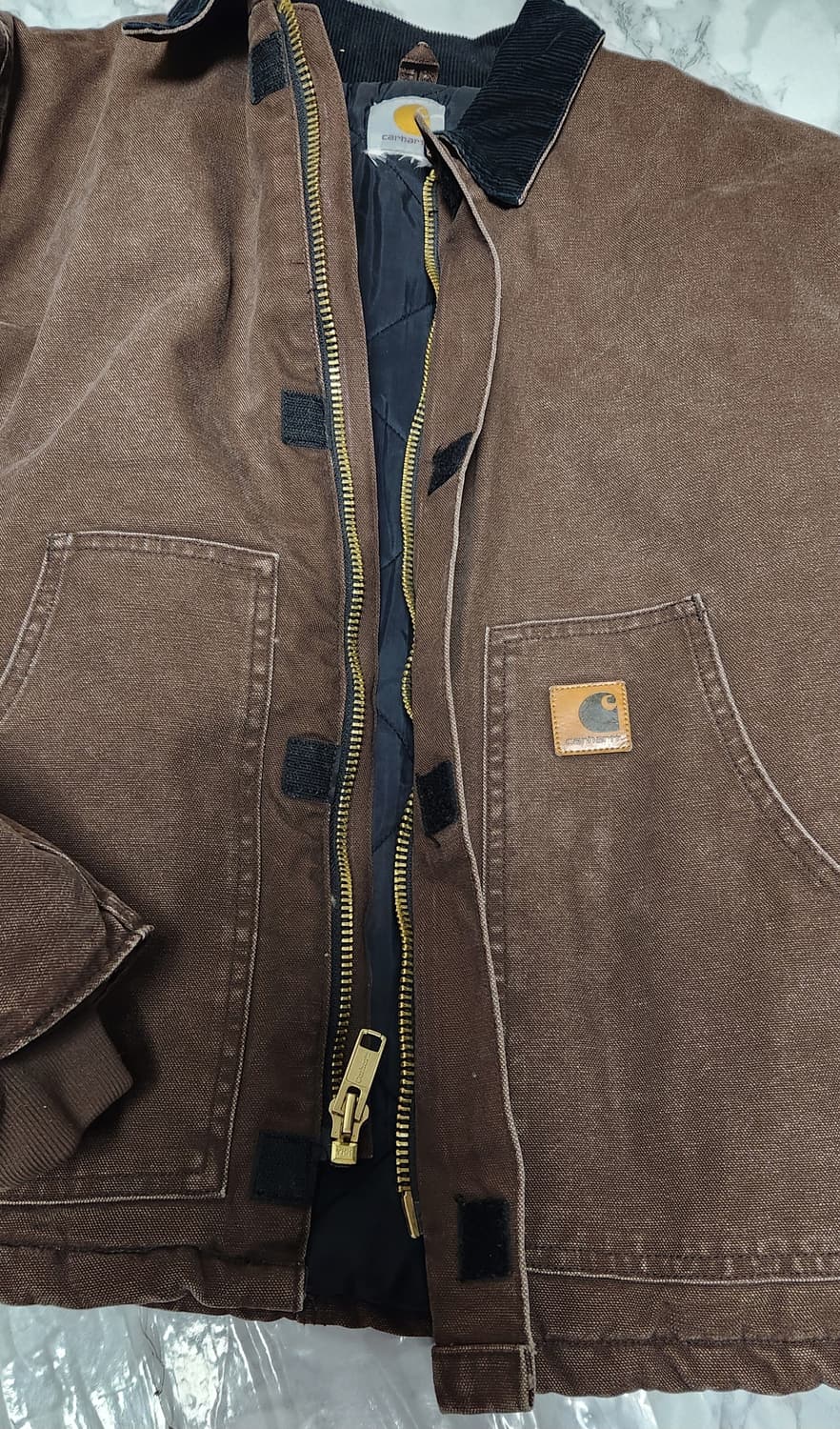 칼하트 J22 브라운 워크 자켓 상품이미지5