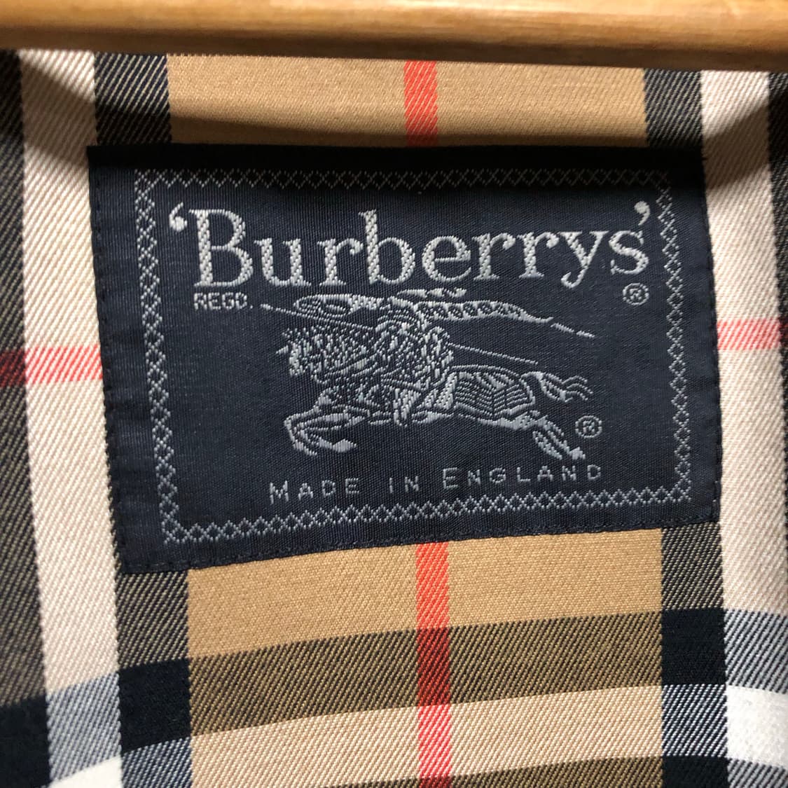 버버리 스윙톱 자켓 노바체크 남성용 블루종 상품이미지5