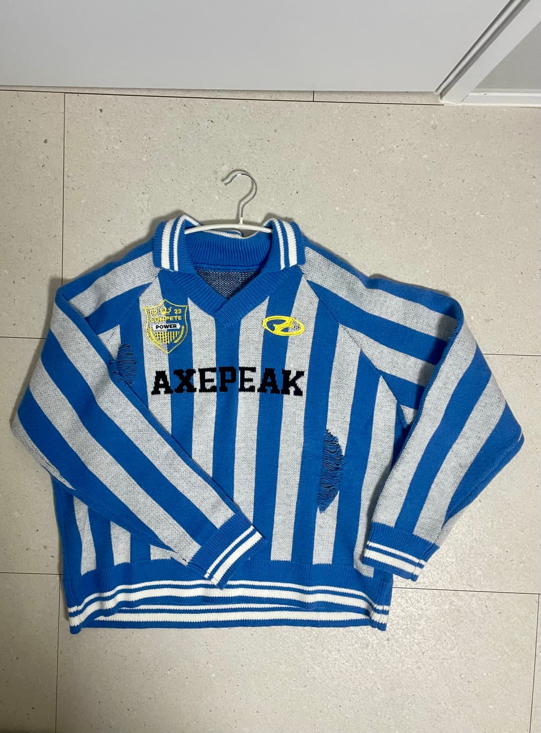 빈티지 져지 스타일 니트 상품이미지1