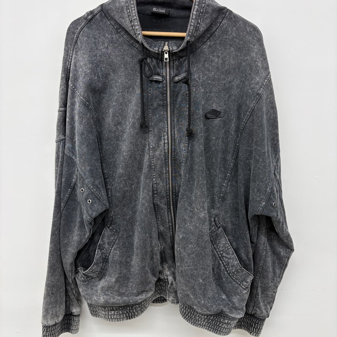 나이키 워싱 블랙 후드 집업 자켓 남성 XL 상품이미지2