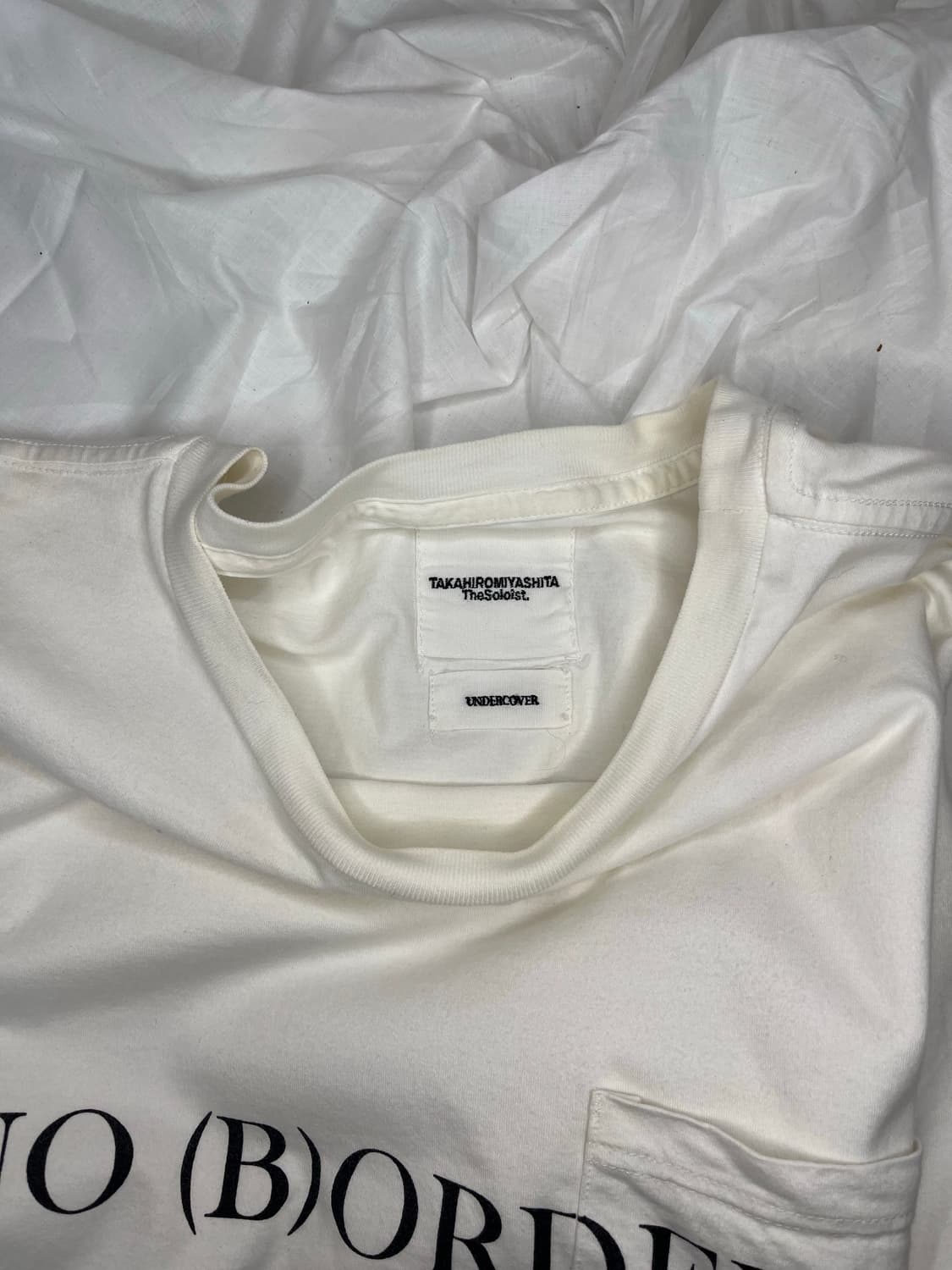 타카히로미야시타 더 솔로이스트 x 언더커버 노 (B)오더스 포켓 티셔츠 상품이미지4