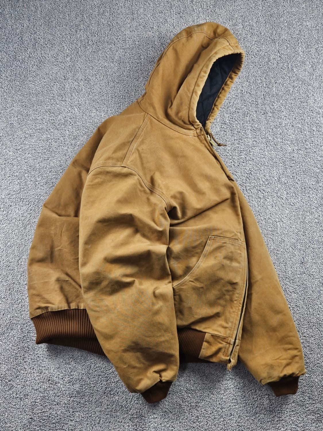 칼하트 J140 덕 캔버스 액티브 후드 워크 자켓 (XL) / 11209 상품이미지4