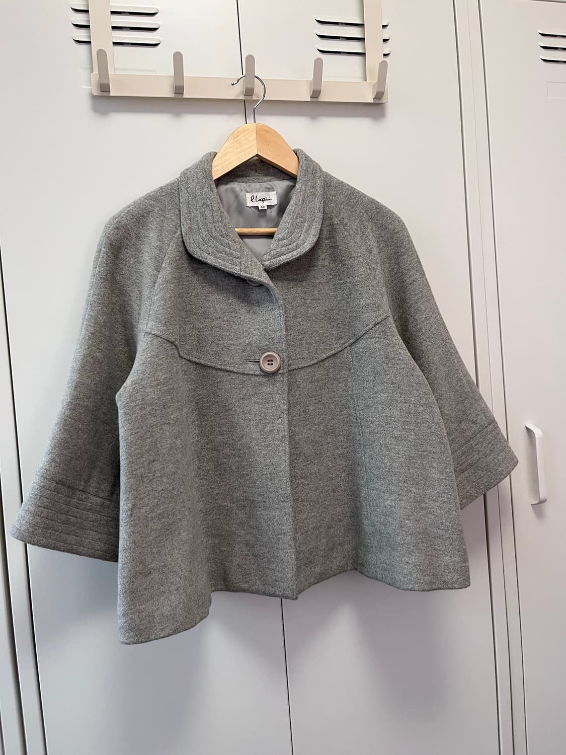 빈티지 투버튼 둥근카라 사와코 울코트 상품이미지2