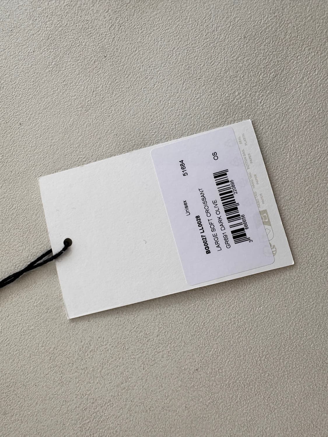 르메르 라지 소프트 크루아상백 올리브 상품이미지6