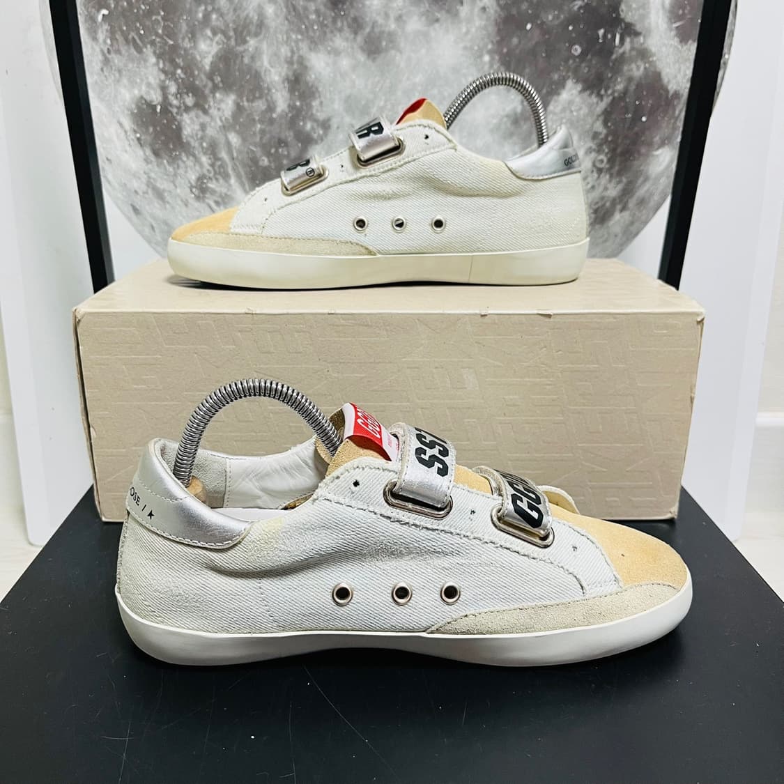 정품 37) 골든구스 연청 누벅 올드스쿨 스니커즈 235~240 상품이미지2