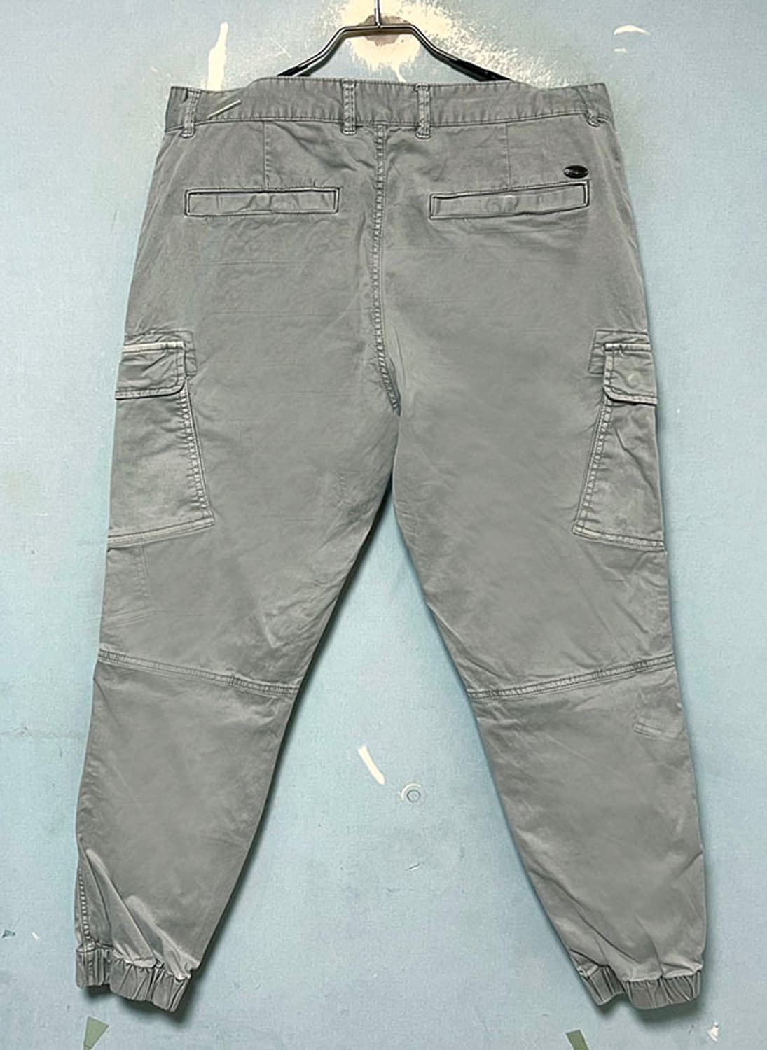 버커루 남자 32수 카고 가먼트다잉 조거팬츠 스판 여름 캐주얼 L 32 상품이미지2