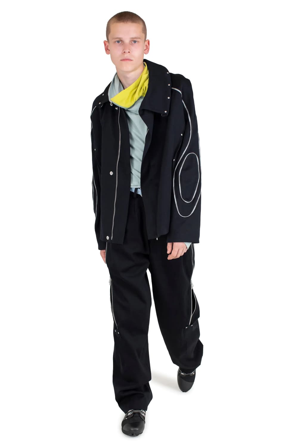 [46]키코 코스타디노브 찰리스 자켓 블랙 상품이미지5