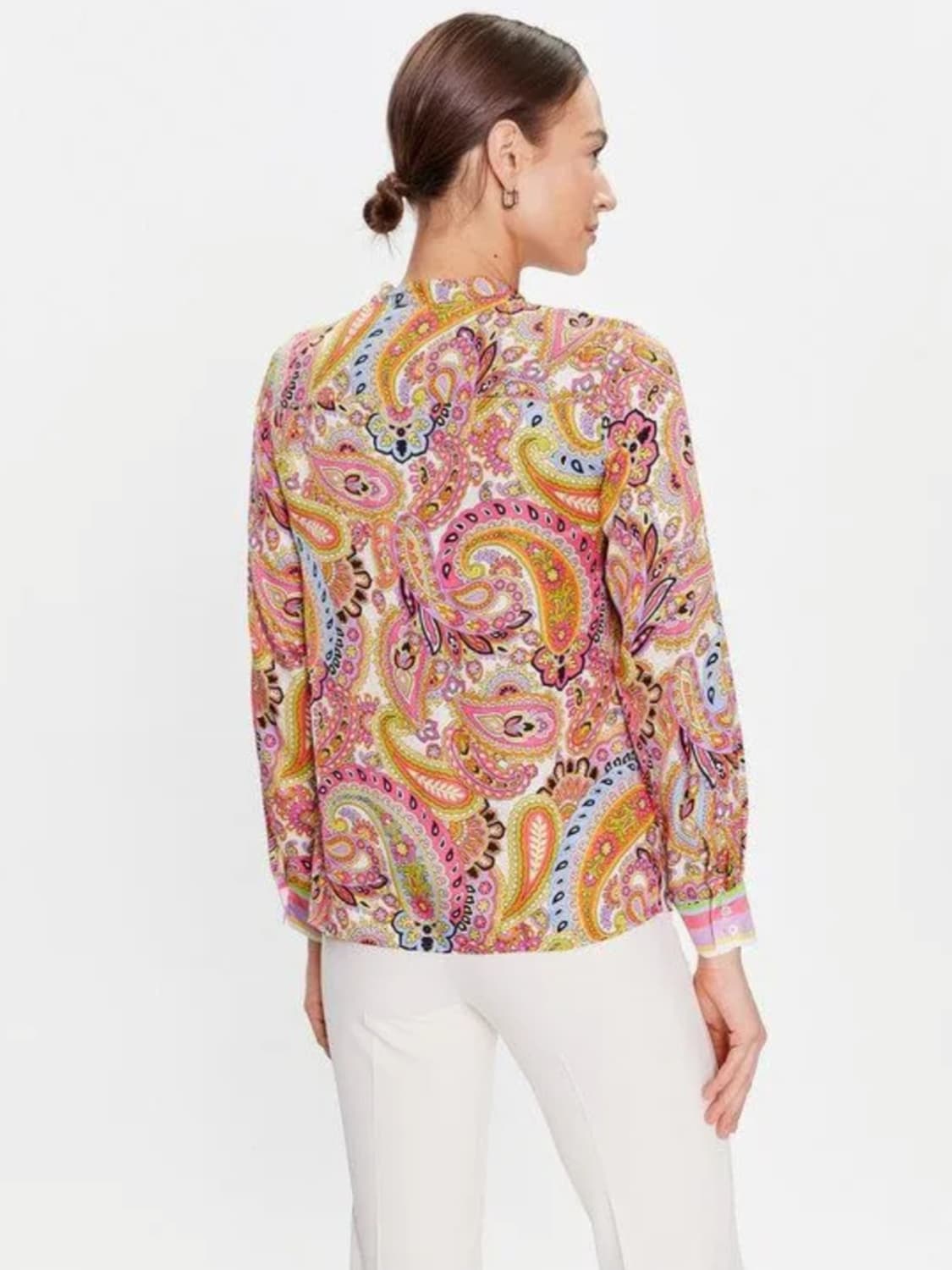 (새상품)막스마라 브랜드 마렐라 페이즐리 프린티드 블라우스 66사이즈 상품이미지2