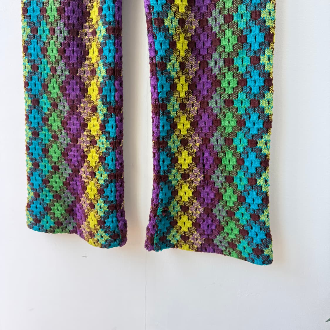 미쏘니 멀티컬러 패턴 니트 팬츠 상품이미지4