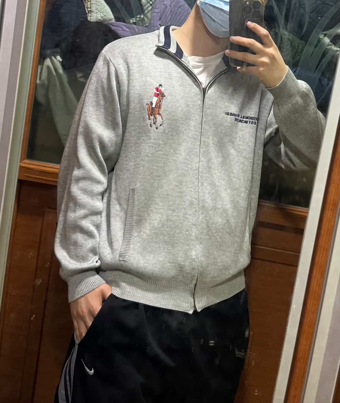 XL 폴로 랄프로렌 빅포니 니트 집업 자켓 상품이미지2