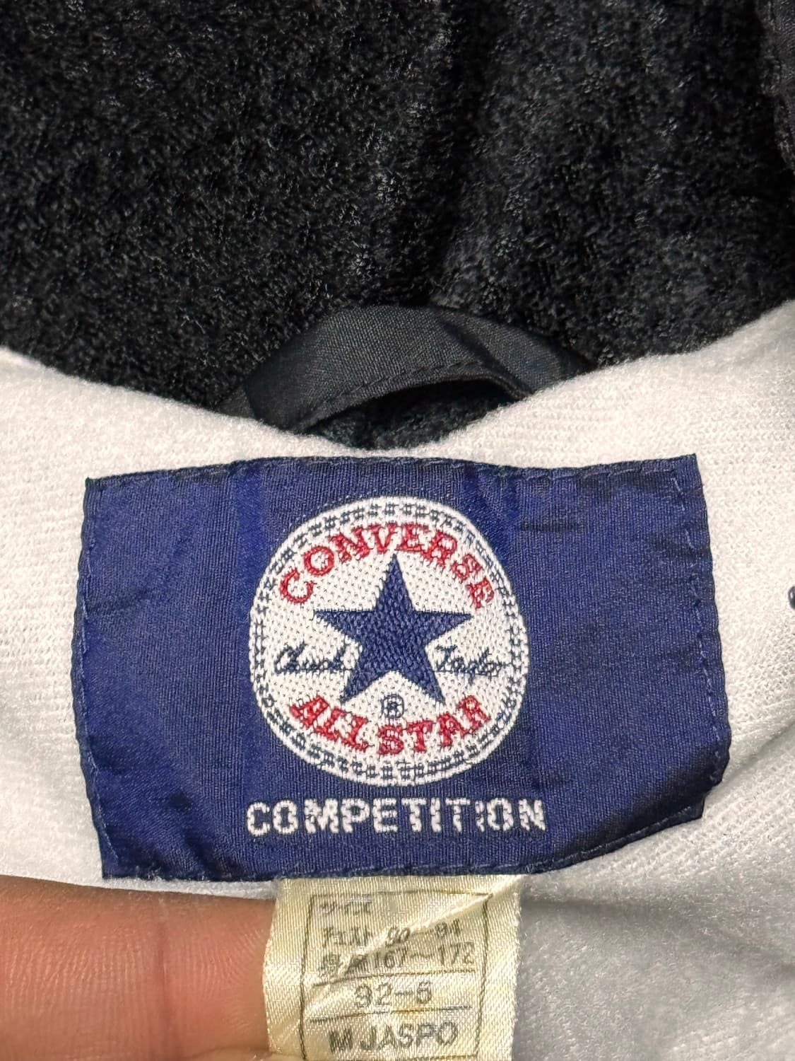 컨버스 올스타 블랙 오버핏 트랙 자켓 상품이미지6