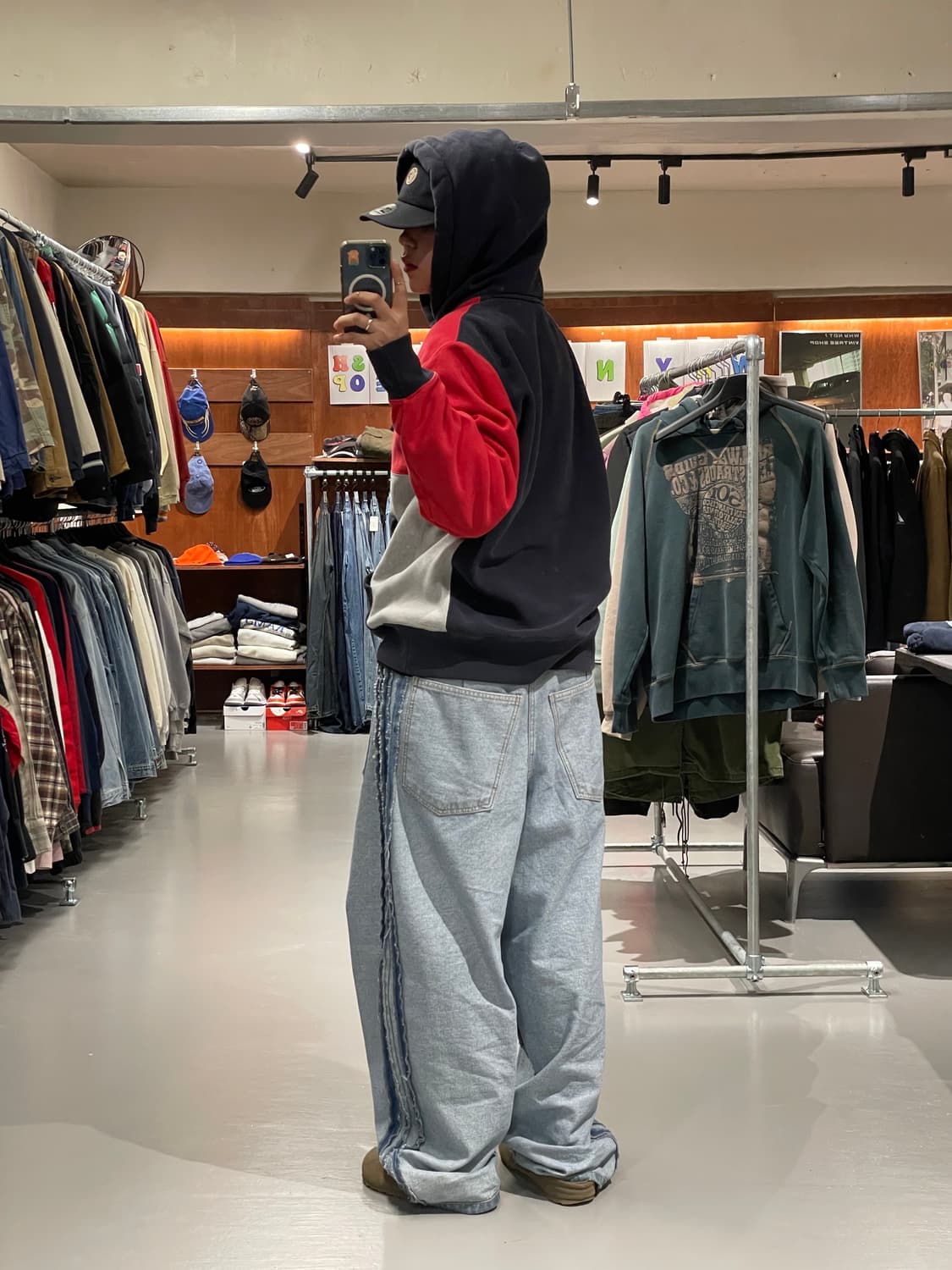 챔피온 리버스위브 후드 티셔츠   상품이미지4