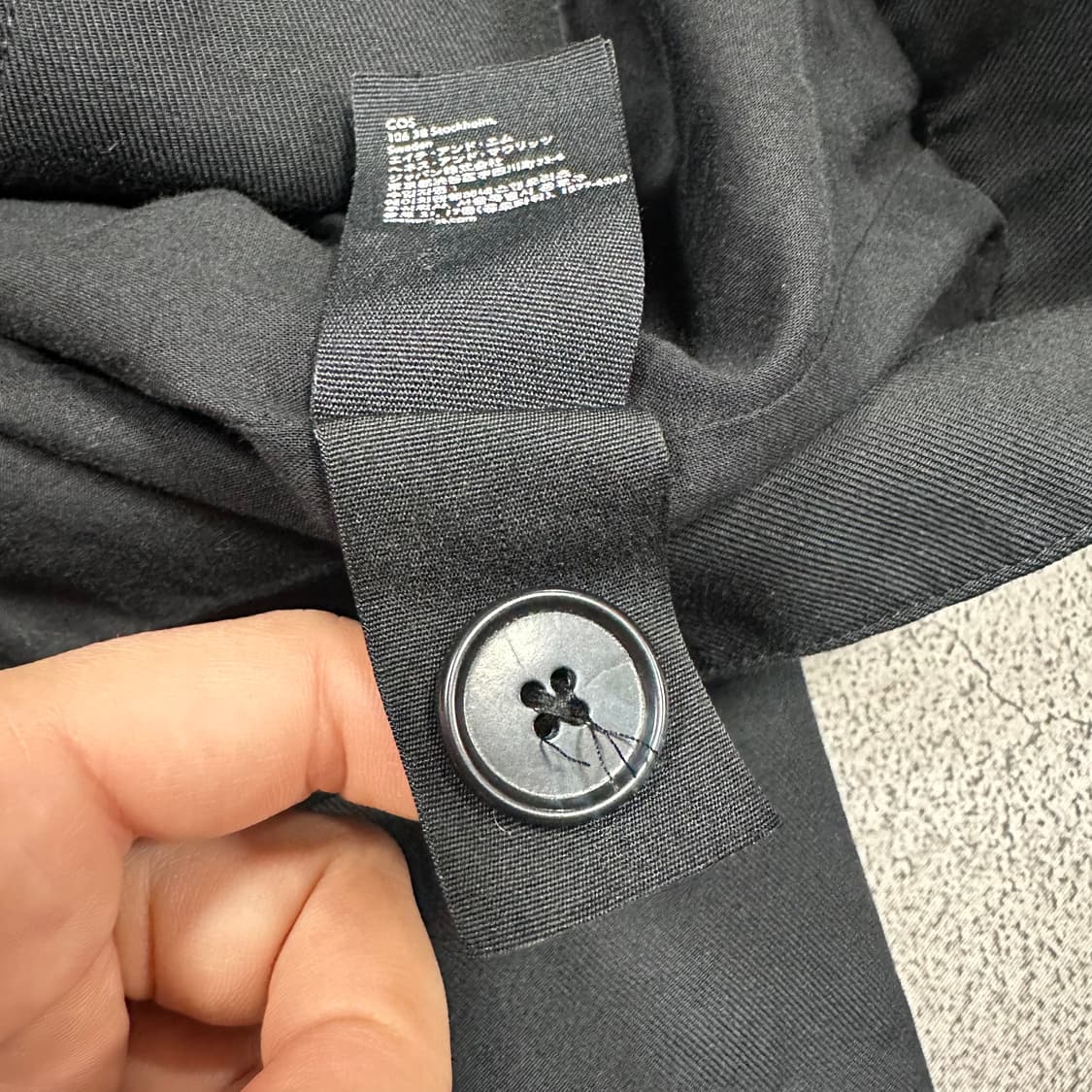 ✨ (바배) cos 코스 미니멀 블랙 크롭 자켓  상품이미지5