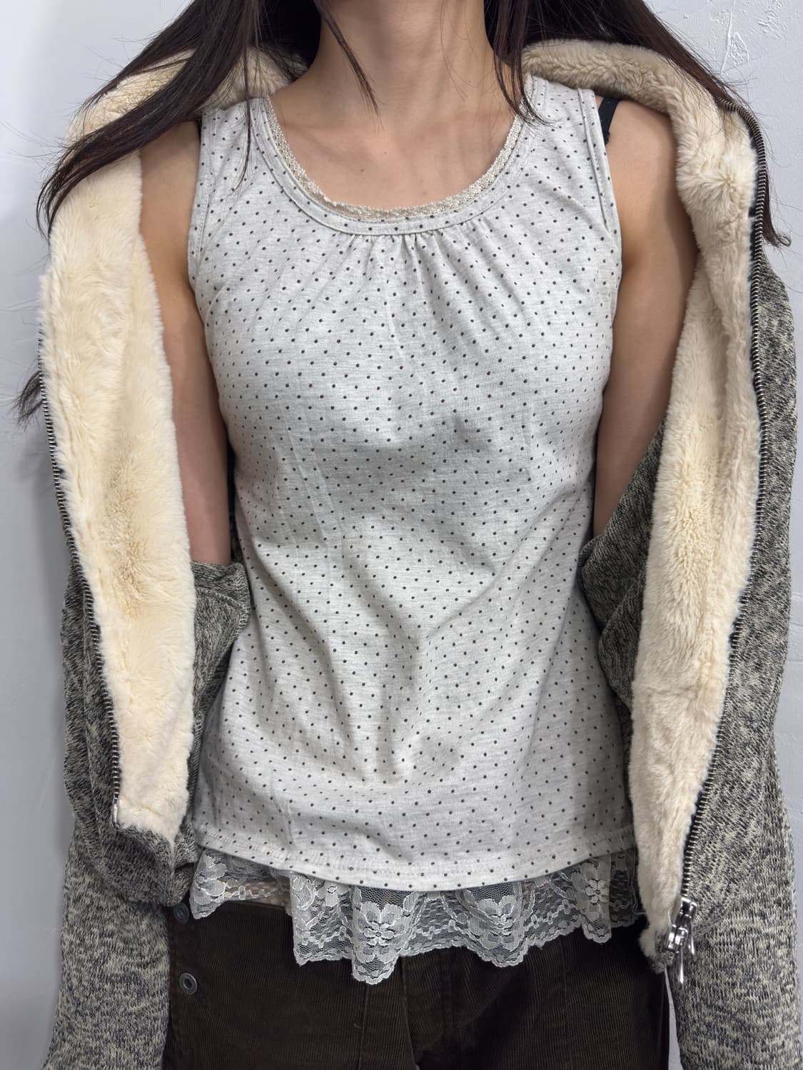 dot sleeveless 상품이미지1