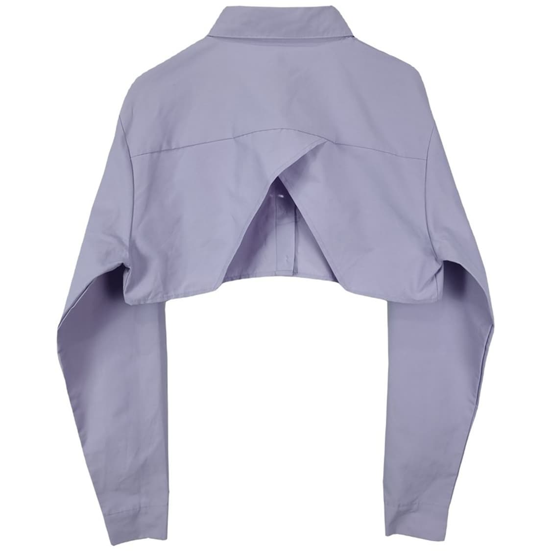 [엘이이와이] 백 슬릿 크롭 셔츠 블라우스 M19013 상품이미지3