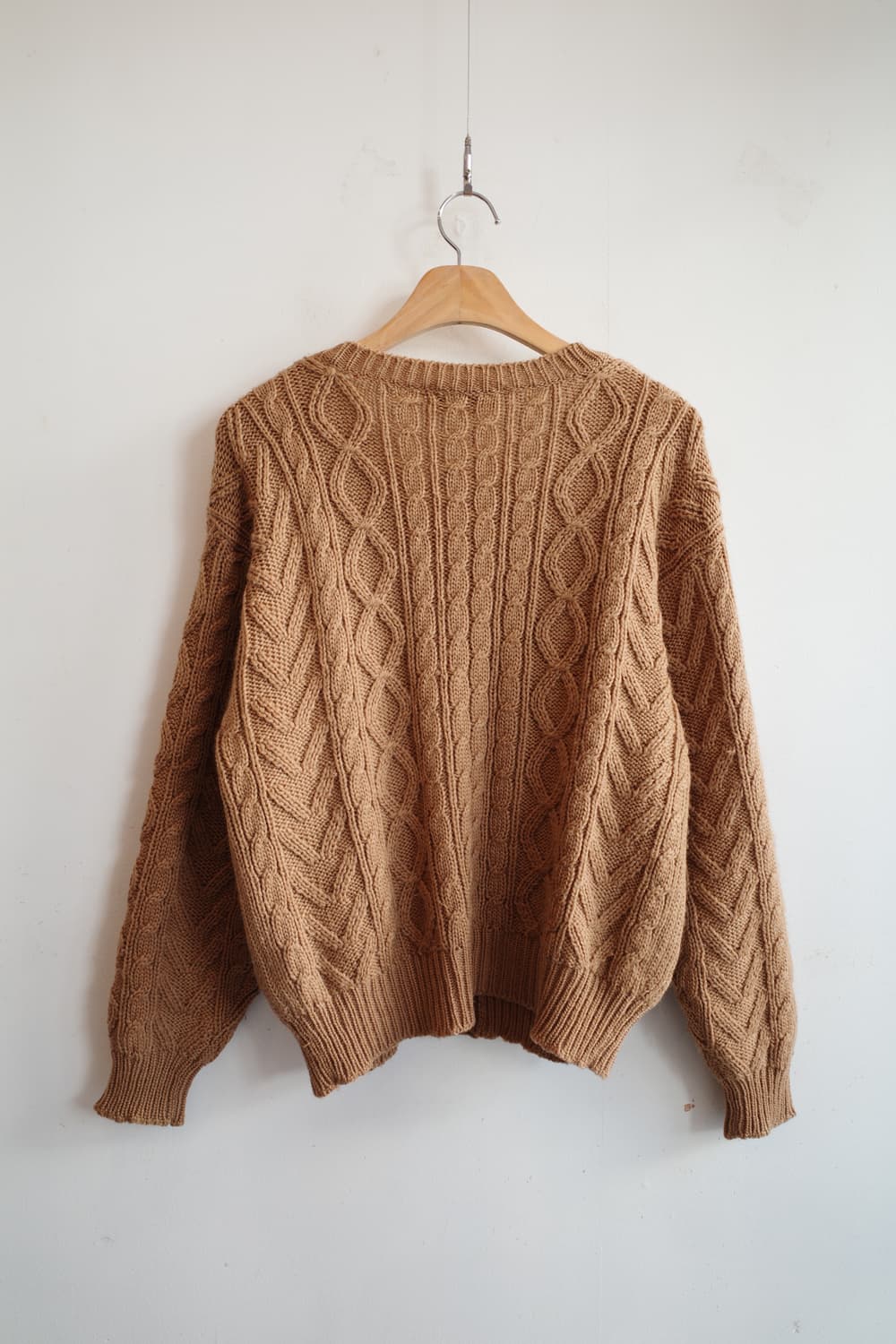 Japan brand 울 케이블 가디건  상품이미지5