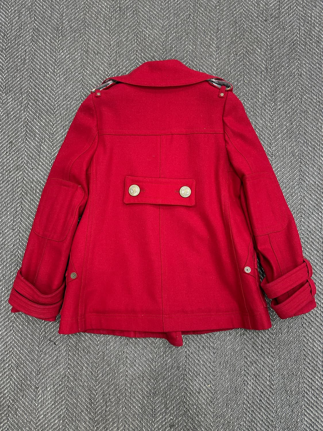 버버리 블루라벨 피코트 레드 상품이미지8