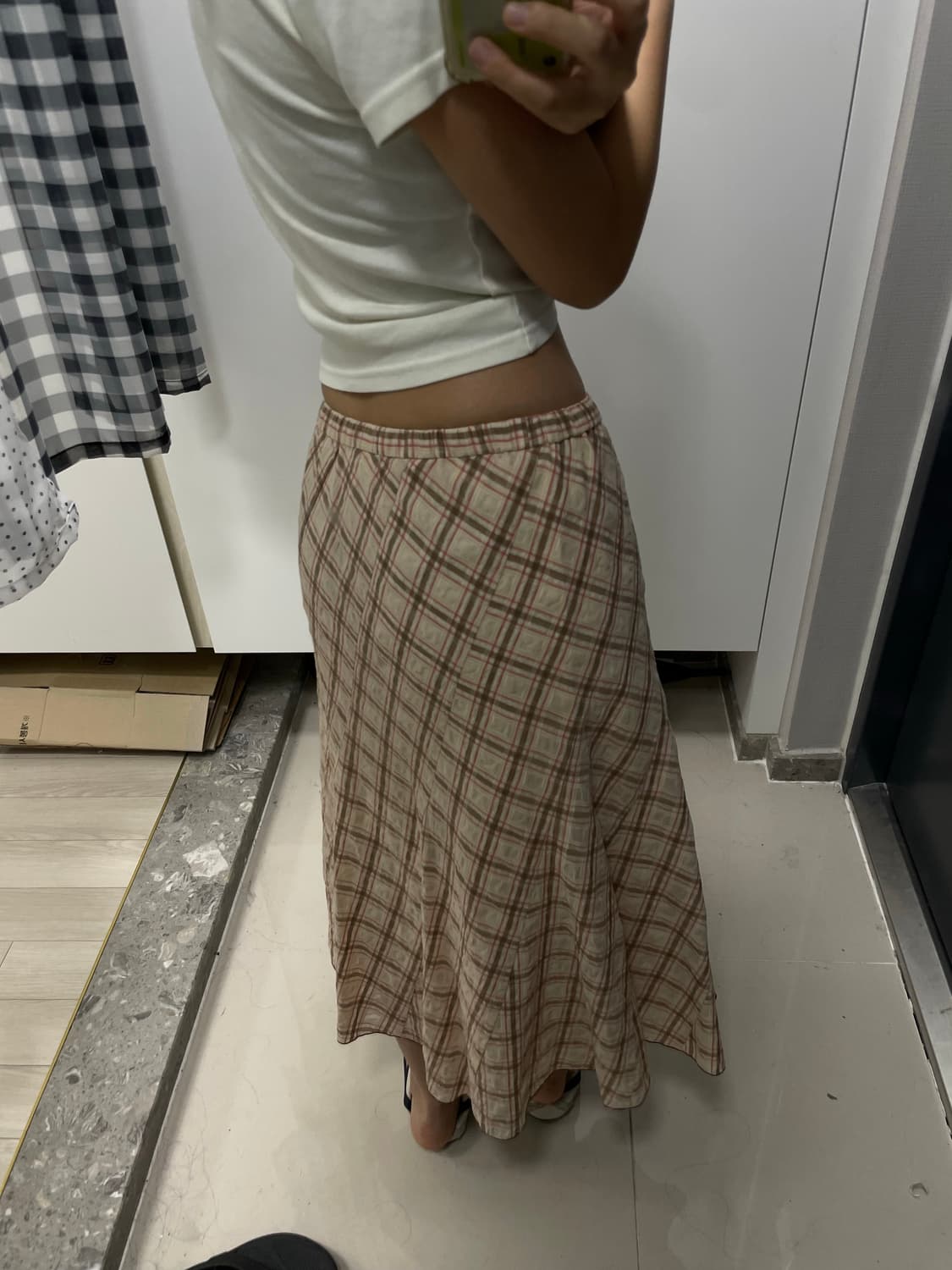 [일본 빈티지] 크리스탈빔 스커트 상품이미지2