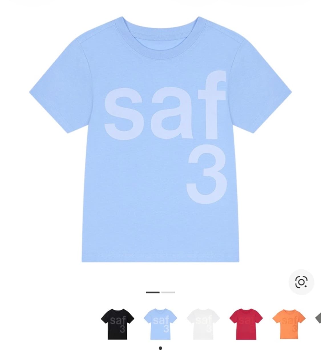 사파리스팟 우먼 1/2 베이직 사파리 티셔츠 스카이 1 상품이미지1