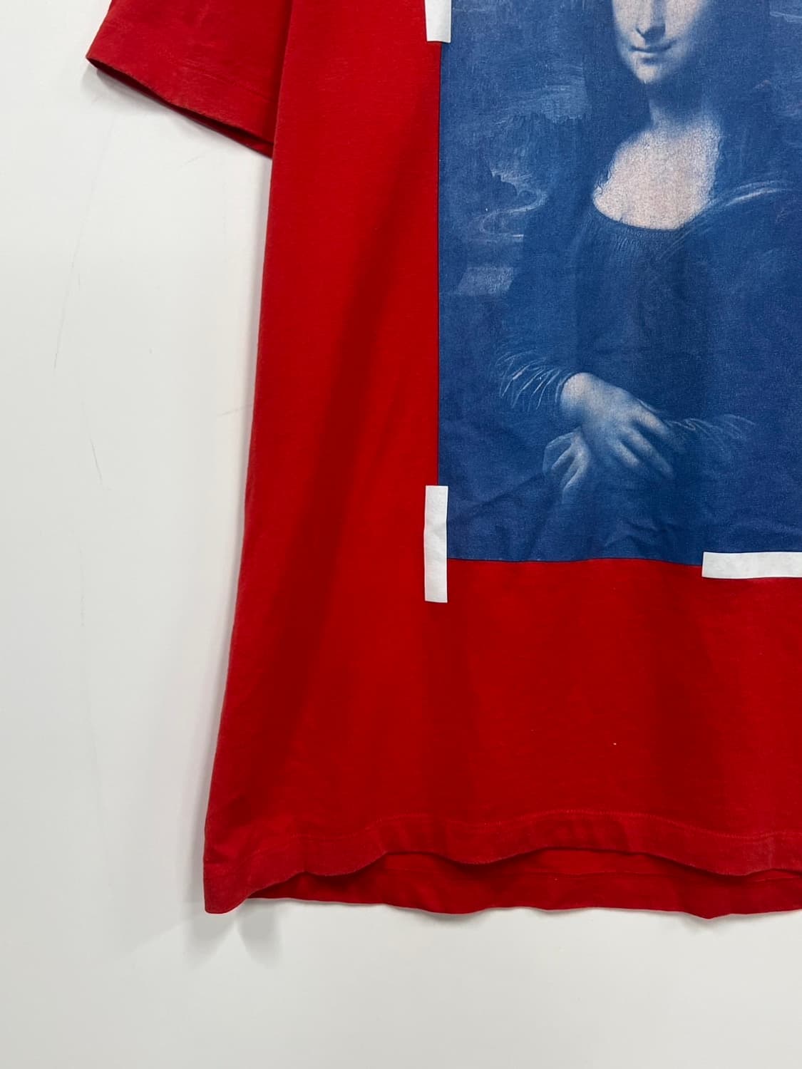 오프화이트 모나리자 애로우 오버 프린팅 반팔 티셔츠 상품이미지3