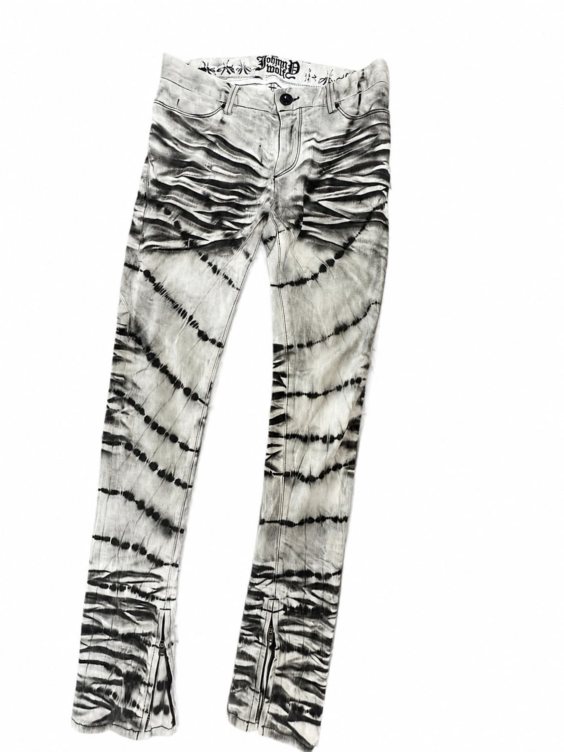 JOHNNY WOLF archive zip skinny denim 상품이미지2