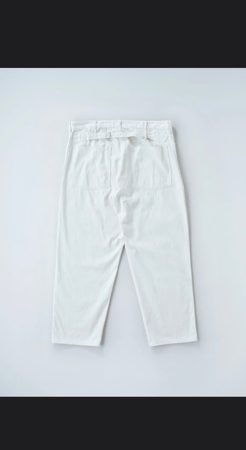 캡틴선샤인 버클백 데님 화이트 상품이미지5