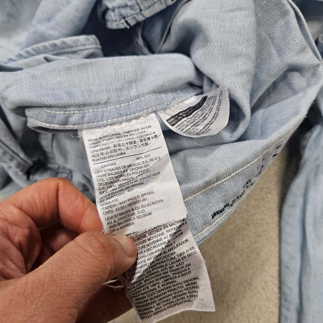 리바이스 웨스턴 셔츠 M 상품이미지5