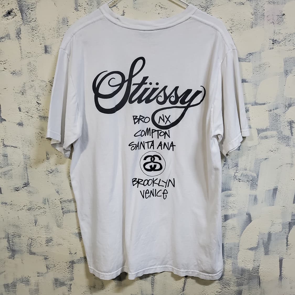 스투시 월드투어 반팔 티셔츠 화이트  상품이미지2