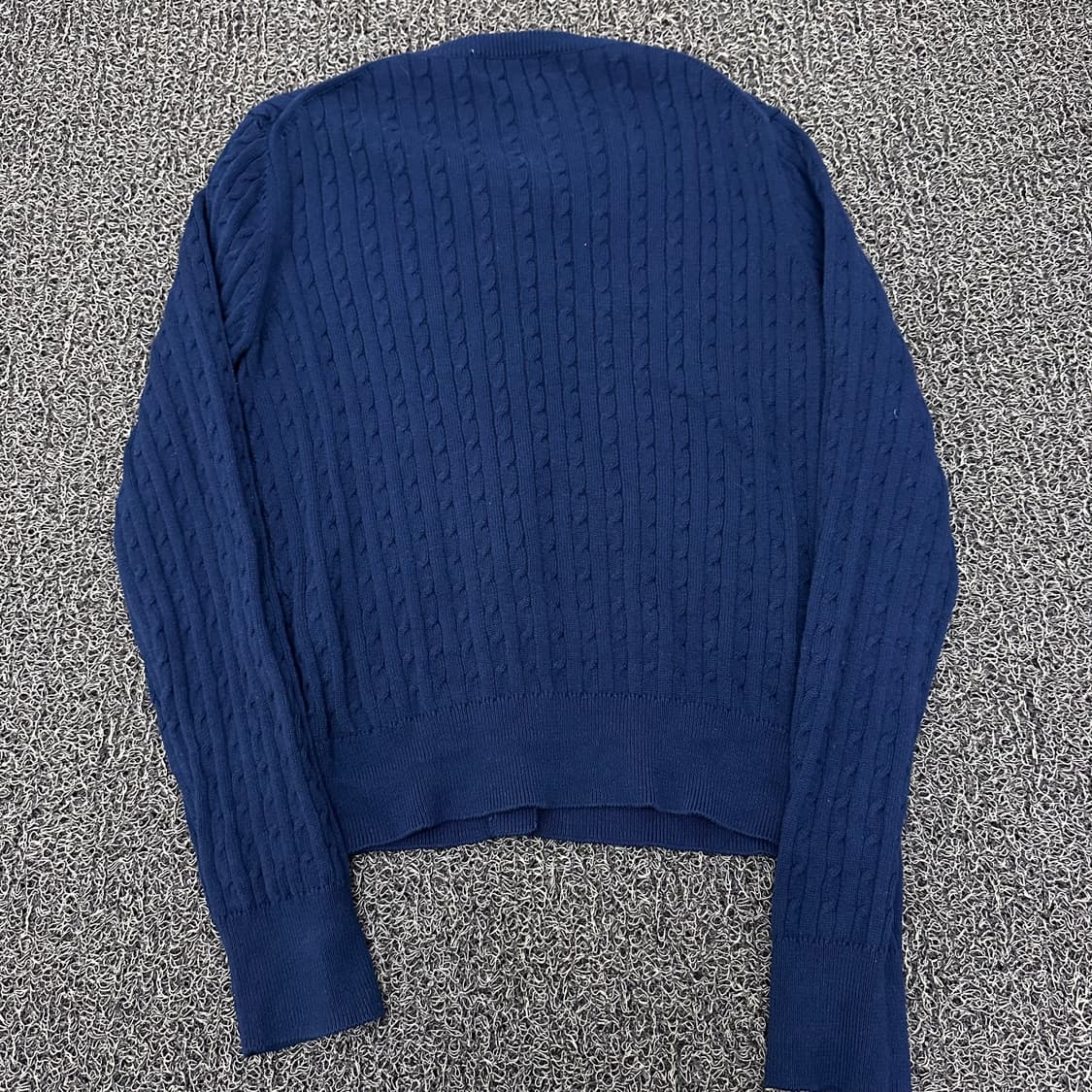 빈폴 여성 케이블 꽈배기 가디건 니트 네이비 S 상품이미지6