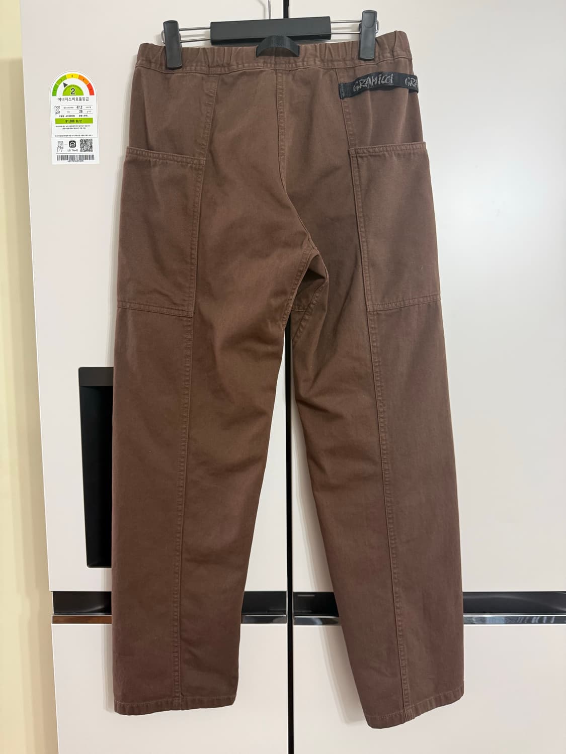 그라미치 가젯 팬츠 토바코 S 새제품 상품이미지3