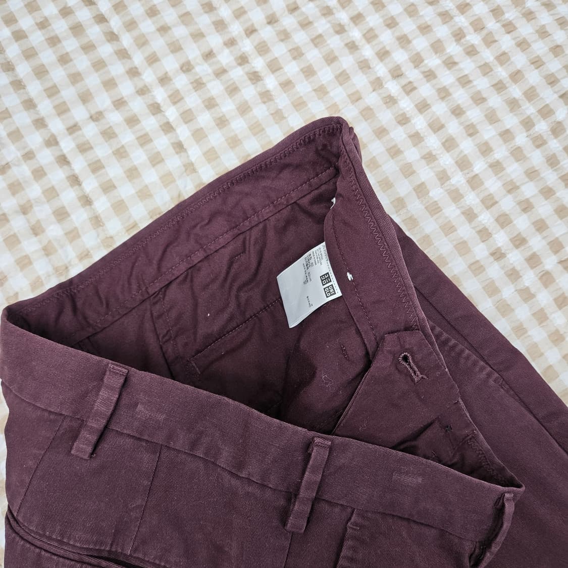 유니클로 스판 면바지 남자32 상품이미지2