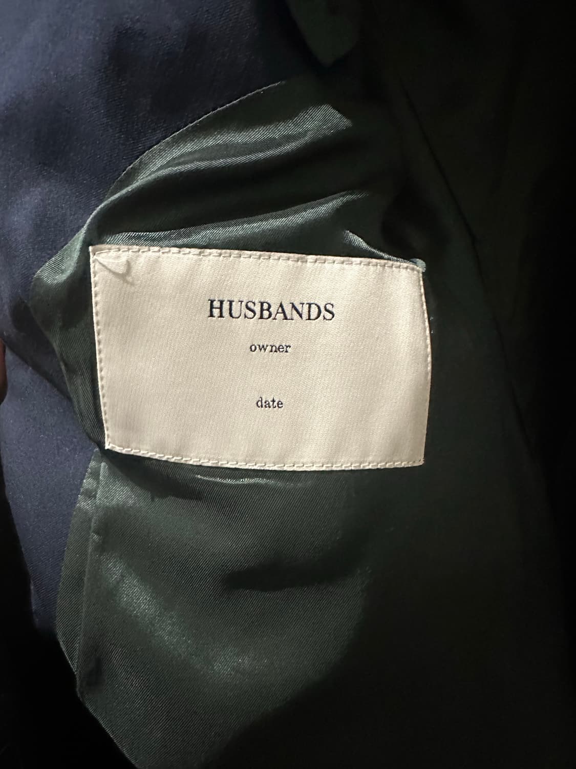 허즈밴드 파리 네이비 더블 블레이저 46 상품이미지5