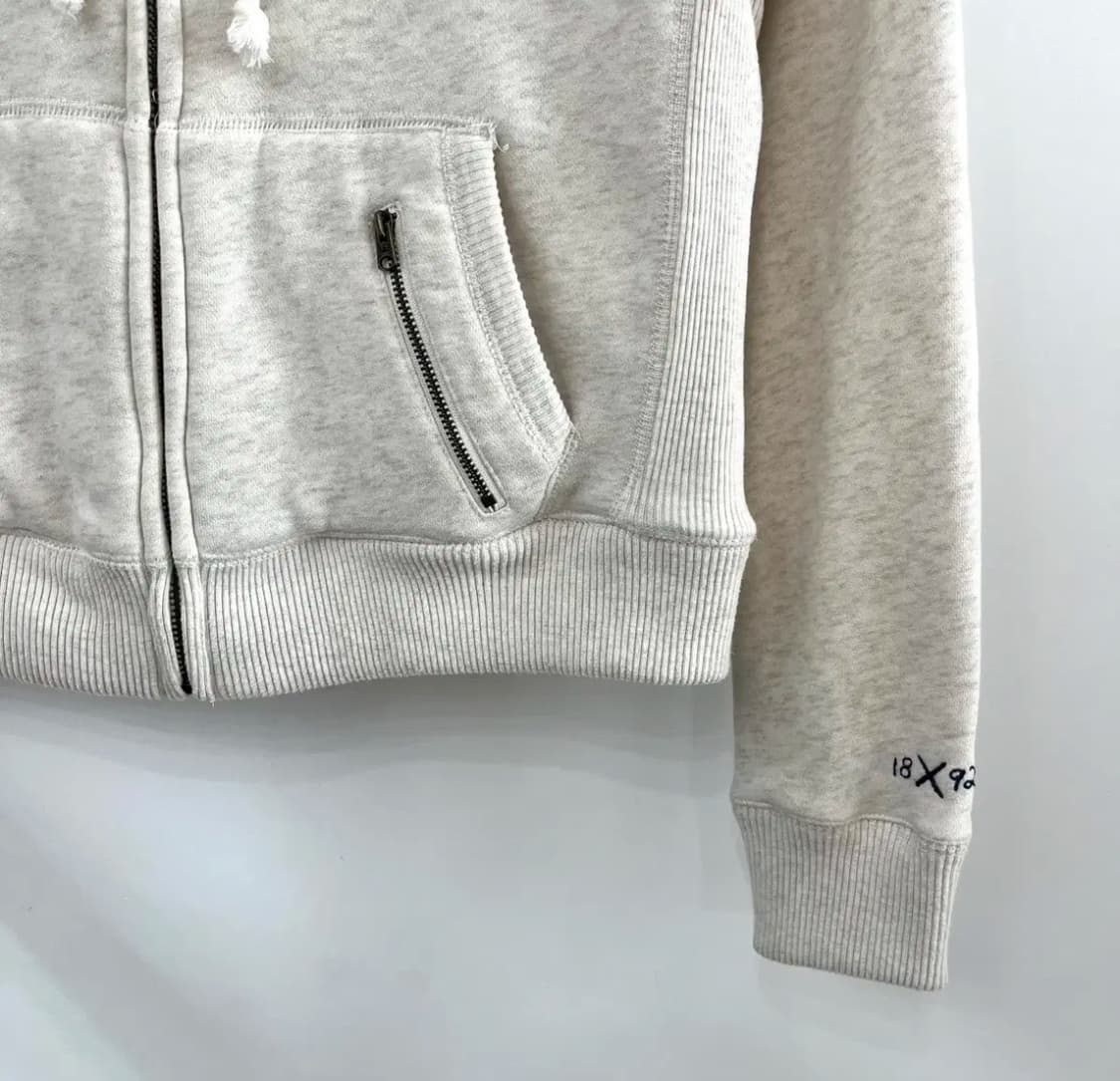 아베크롬비 울프죠 후드집업 퍼 오트밀 [유일매물] 상품이미지4