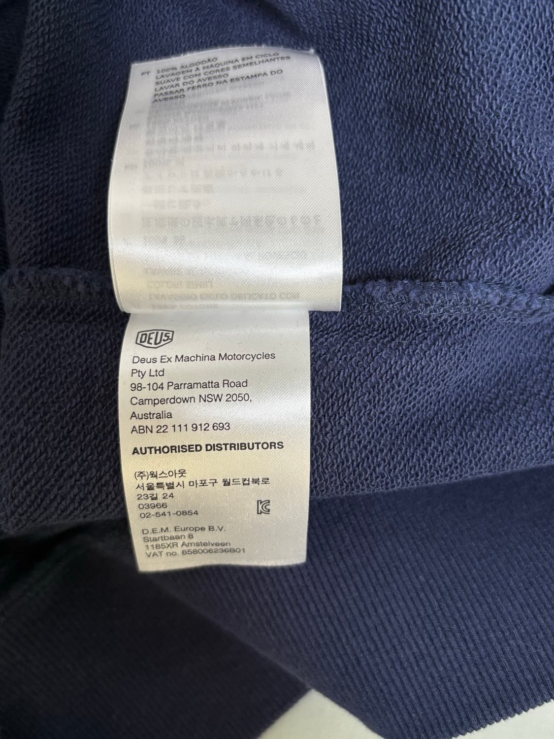 Deus ex machina 데우스 사이클웍스 맨투맨 l 상품이미지9