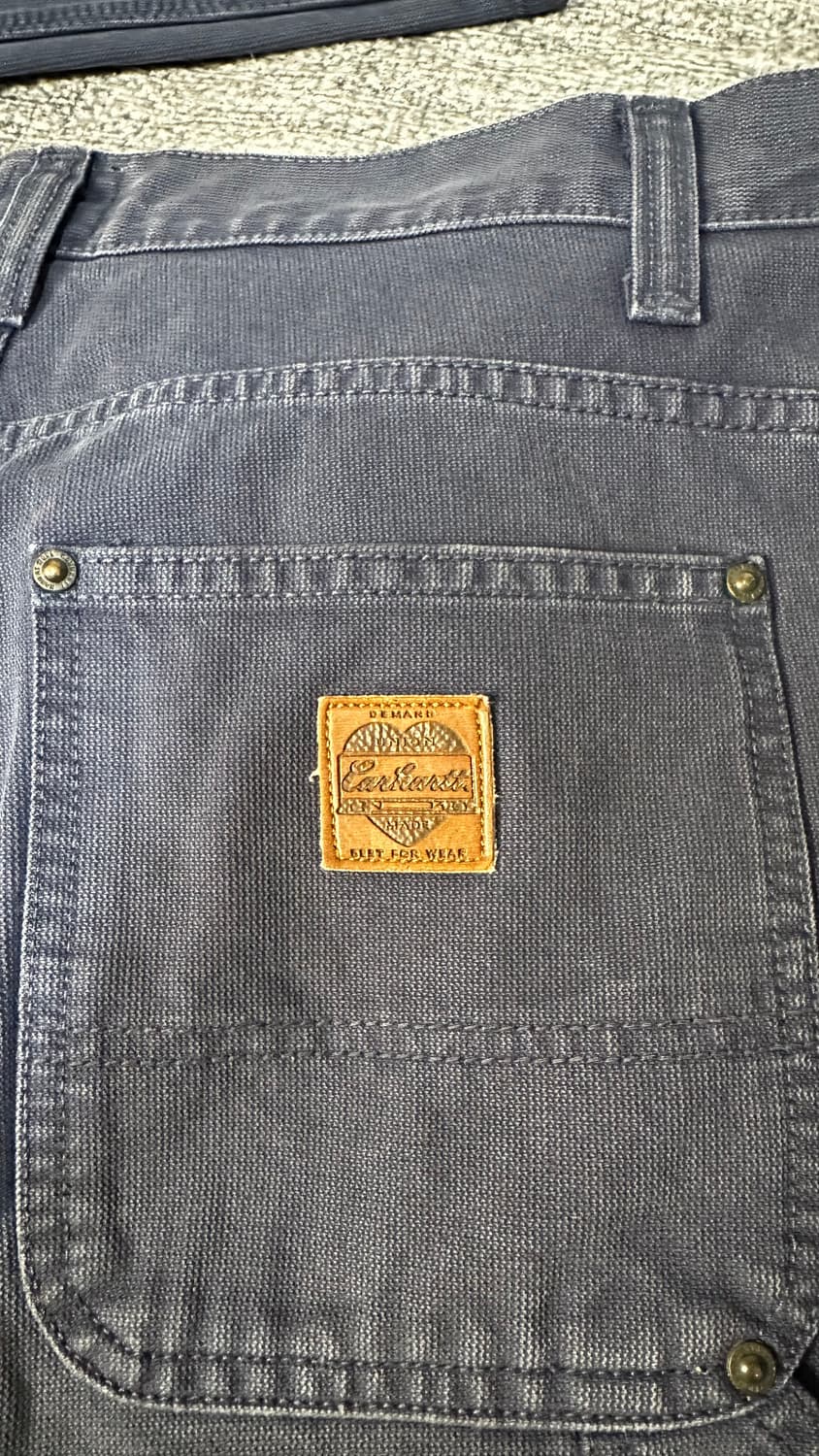 칼하트 네이비색 워크 팬츠 상품이미지7