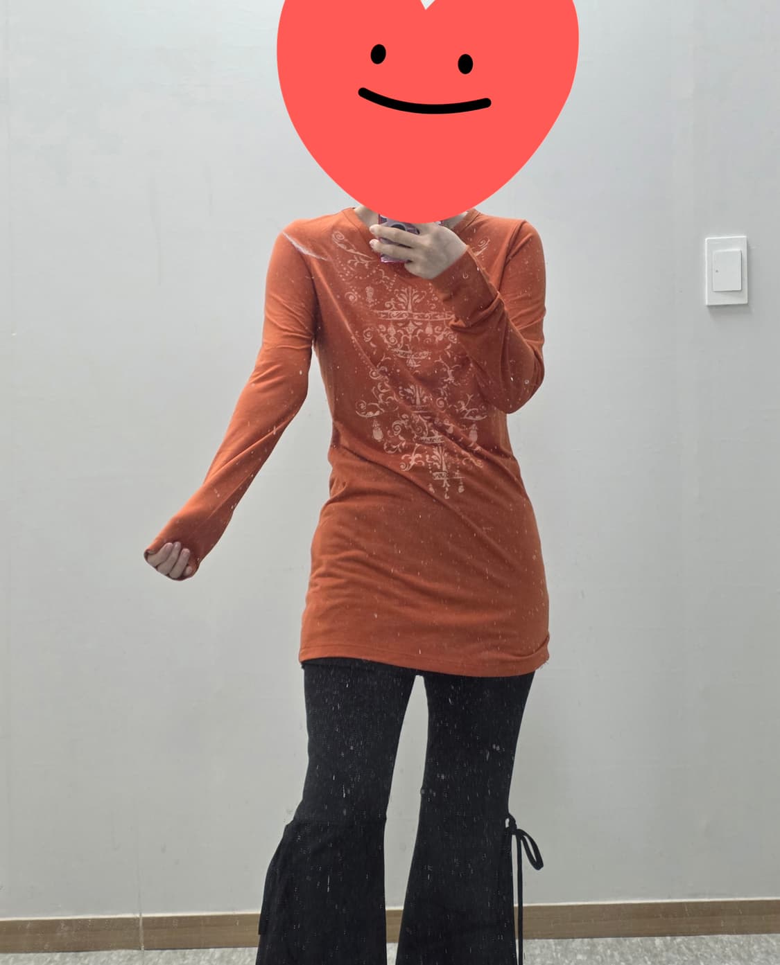 빈티지)고스 보헤미안 로맨틱 y2k 모리걸st 롱슬리브 상품이미지1