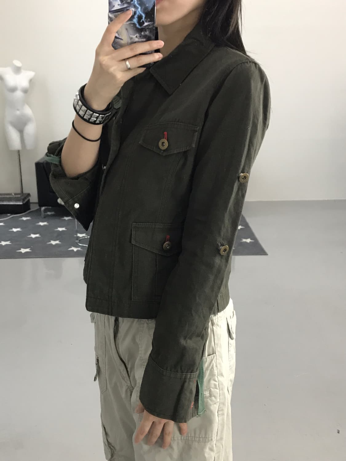 Jpn Khaki military Jacket 상품이미지4
