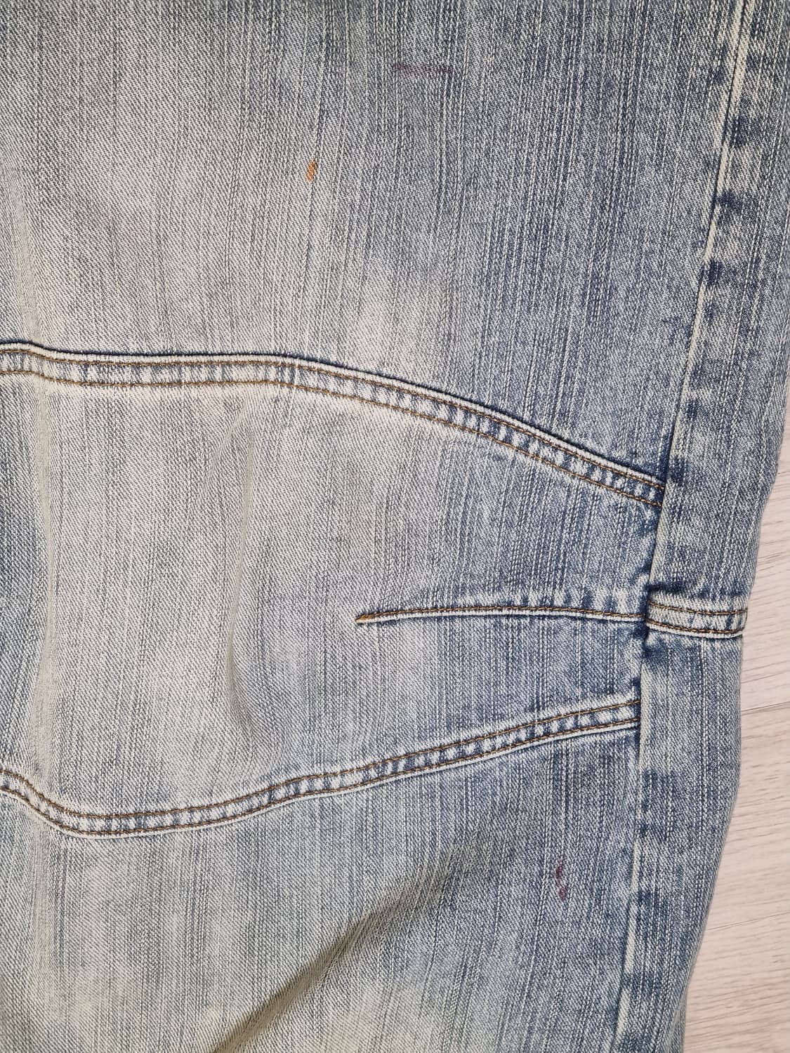 발렌시아가 조지생크 배기팬츠 연청 상품이미지4