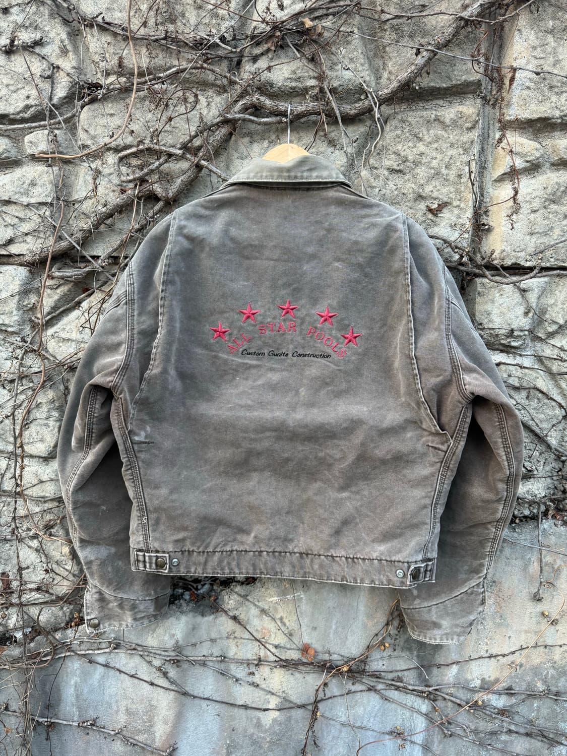 00s 칼하트 빈티지 j97 cht 하드페이딩 디트로이트 워크 자켓 L 상품이미지2