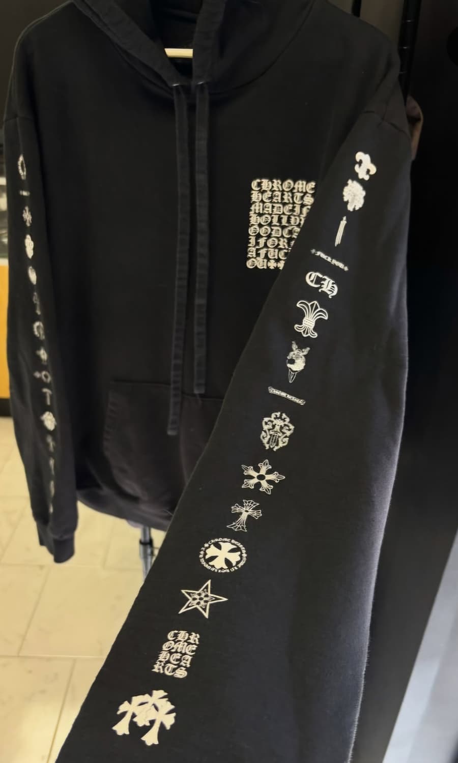 XL 크롬하츠 멀티로고 후드 상품이미지1