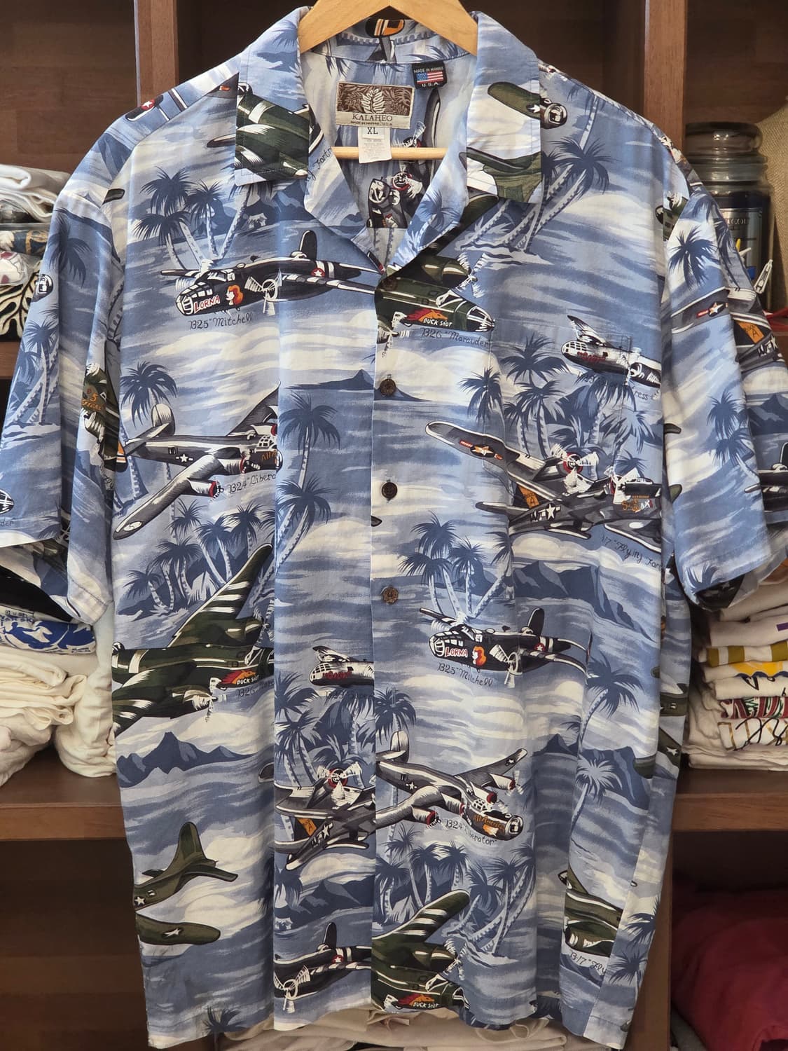 KALAHEO Made in Hawaii Rayon Shirt XL 상품이미지3